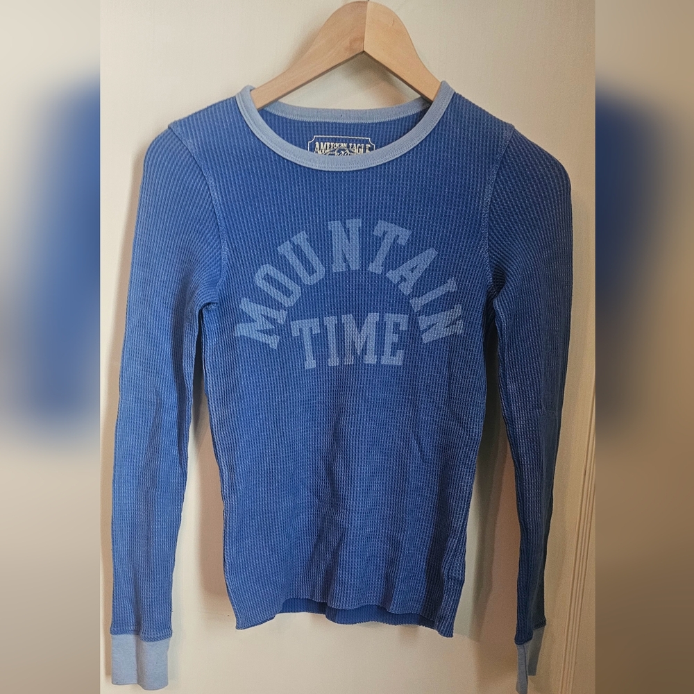 American Eagle Waffle Knit